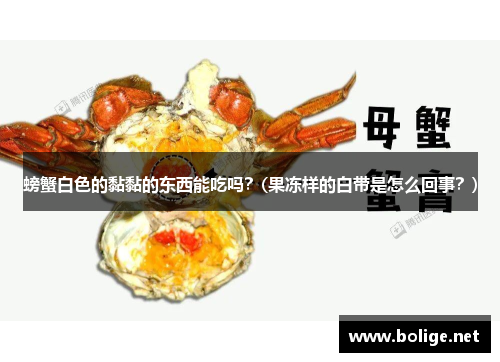 螃蟹白色的黏黏的东西能吃吗？(果冻样的白带是怎么回事？)